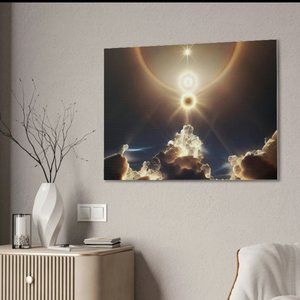 Immense Eclipse Canvas Wall Art